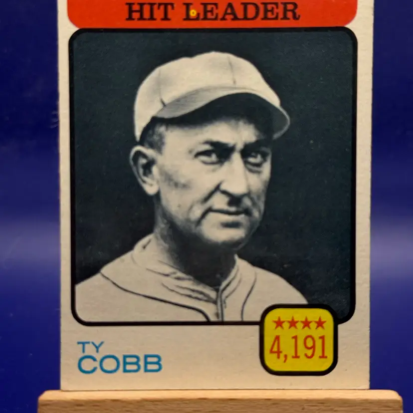 1973 Topps - All-Time Leaders Ty Cobb #471 Hits B96