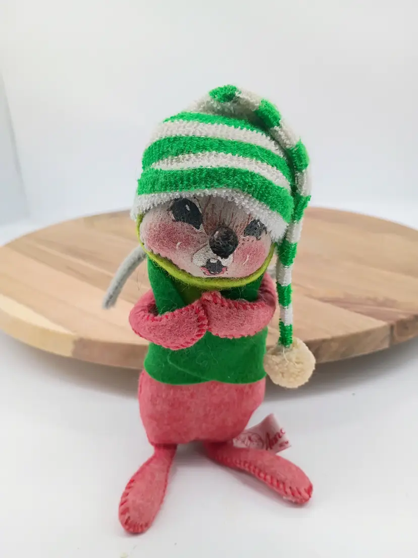 Annalee Vintage 1990 Caroling Mouse  #770590 6 " Christmas