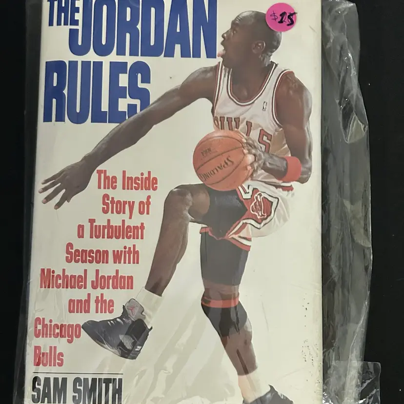 The Jordan Rules Sam Smith 1991 Hardcover Michael Jordan Chicago Bulls