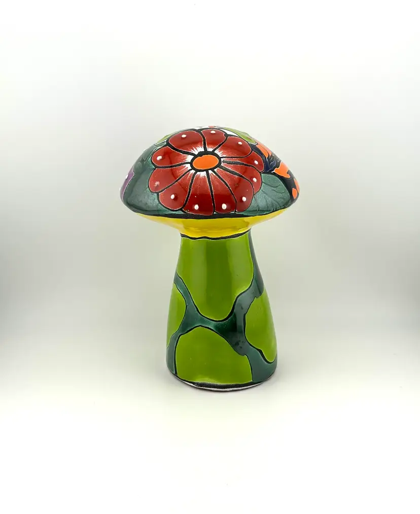 Talavera Pottery Mushroom 5”x 6.75”