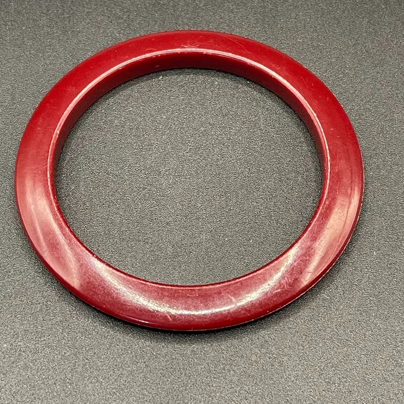Vintage, Burgundy/Maroon Acrylic Bangle