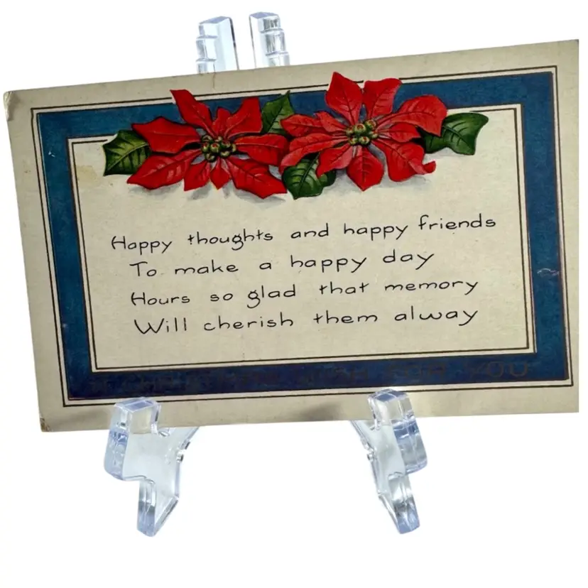 11.  Vintage Christmas Post Card