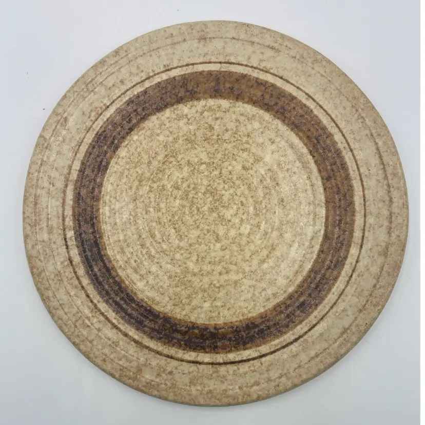 Vintage Treasure Craft Pottery Craft Trivet, 8”