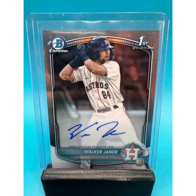 Walker Janek 1st Bowman Chrome Auto Houston Astros