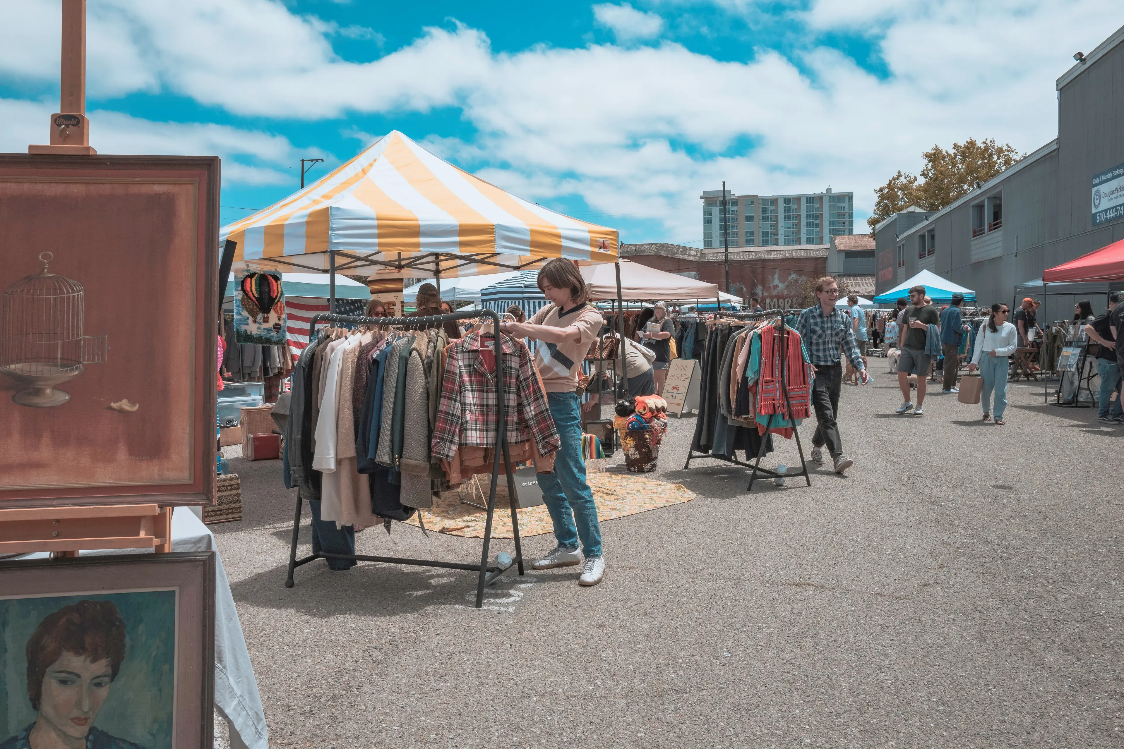 A table full of vintage treasures