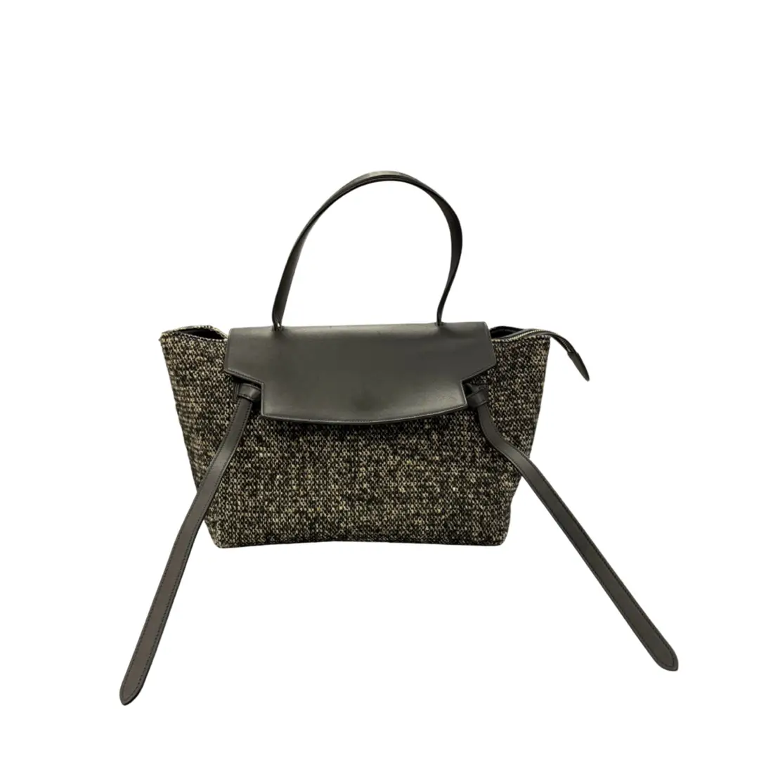 Celine Black/Brown Tweed Belt Bag