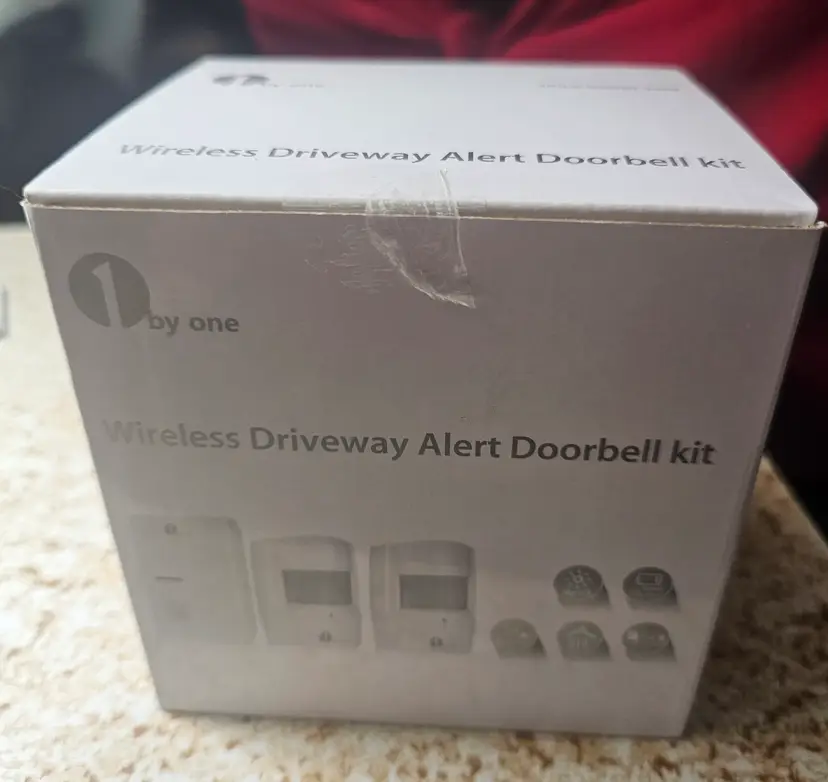 Wireless Driveway Alert Alarm Doorbell Kit Motion Sensor - 1 By One - NEW