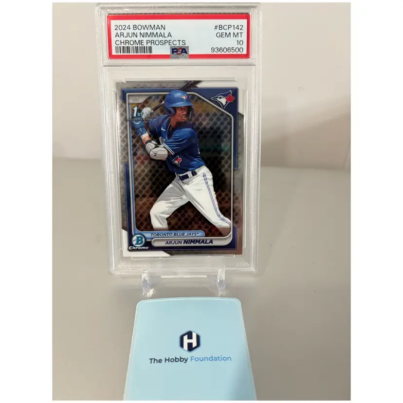 Arjun Nimmala - 2024 Bowman Chrome PSA 10 - Toronto Blue Jays