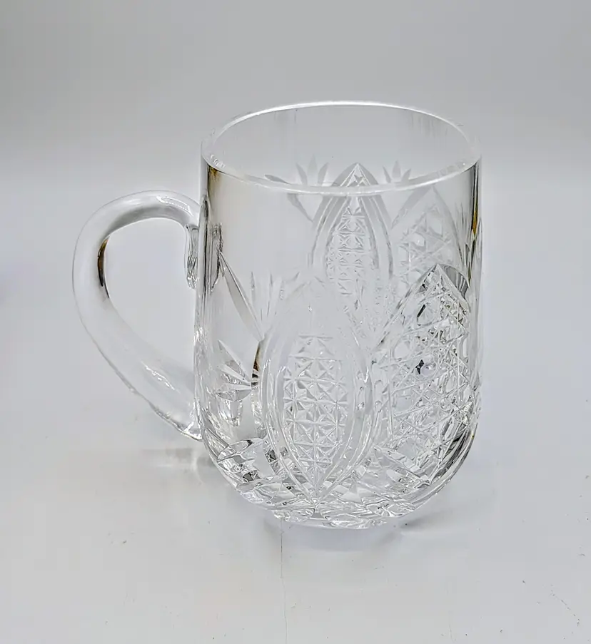Waterford Dunmore Crystal Beer Tankard Mug – 4.5" – Ireland