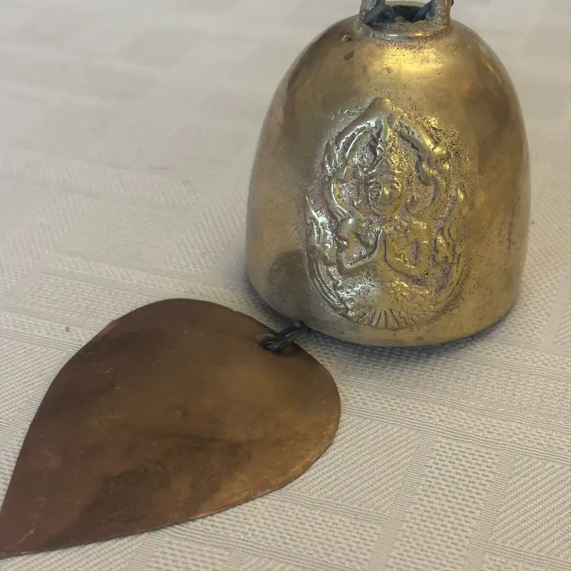 Brass Deity Wind Chime Bell - Temple Ghanta - India