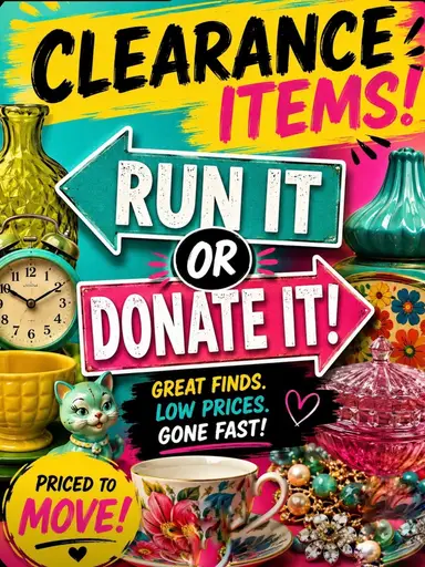 RUN IT or DONATE IT☀️Don’t Miss! 