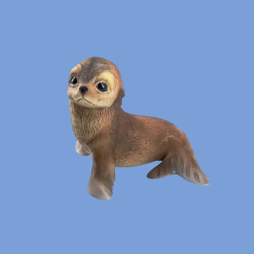#135- Vintage Seal Figurine Akiku the Seal PupFrom The Baby Animals CollectionBy Roger J. Brown 1978