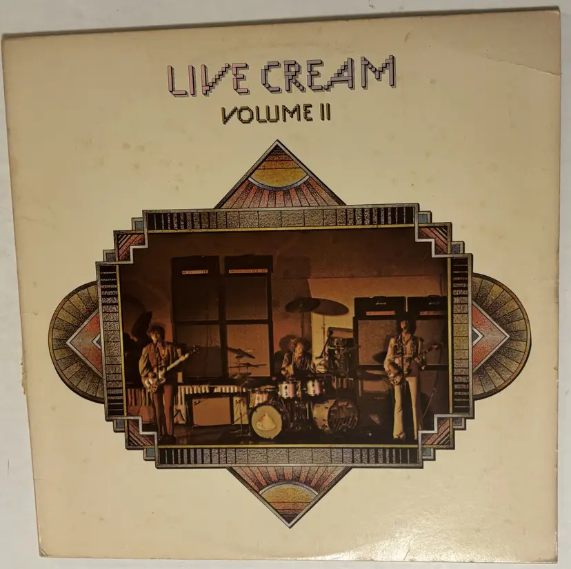 Live Cream Volume II 1972 Vinyl Record Classic Rock Vintage SD 7005 NM
