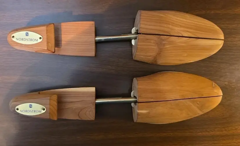 Vintage Nordstrom Wooden Wood Shoe Trees XL USA