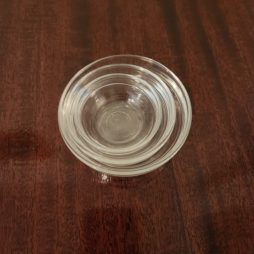 Duralex Stackable Glass Bowls Made In France 3.5", 3" 2.5"