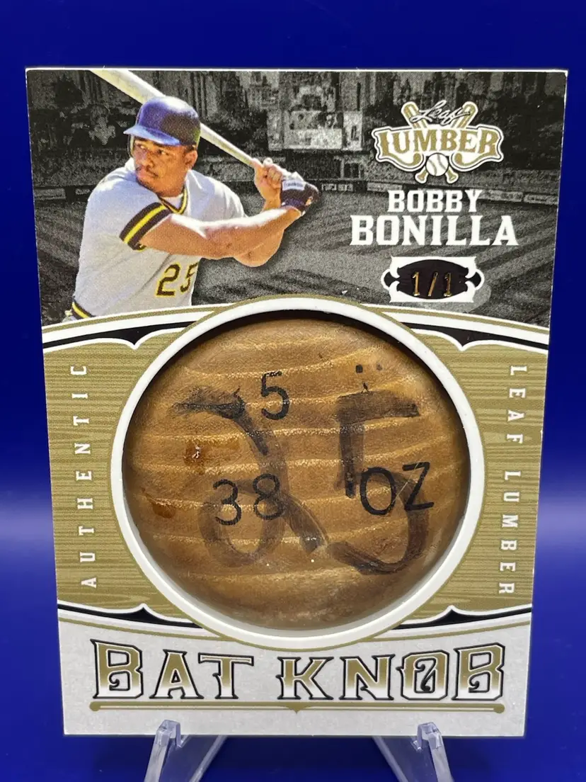 Bobby Bonilla 2024 Leaf Lumber Bat Knob 1/1 Pittsburgh Pirates