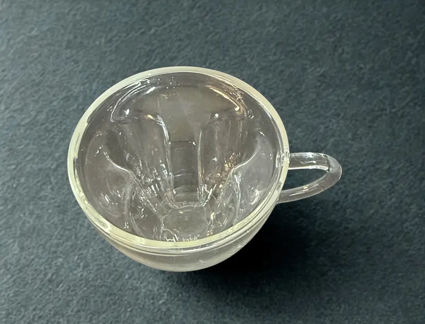 JoyJolt Disney Mickey Mouse Double Wall Borosilicate Glass Espresso Cup 3oz