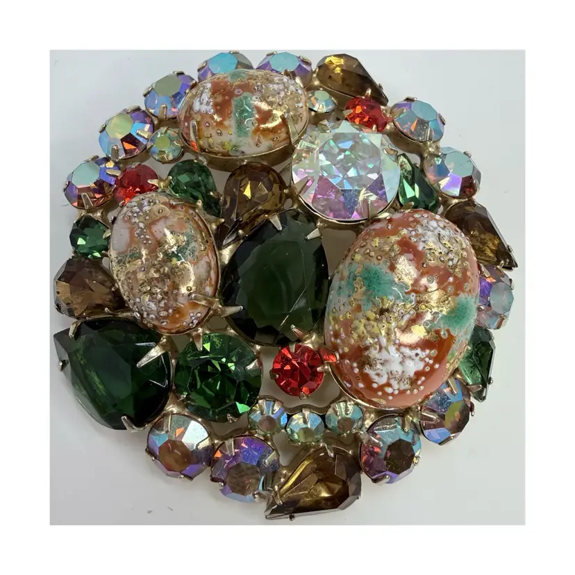 #01 - Vintage DeLizza & Elster Juliana “Easter Egg” Brooch