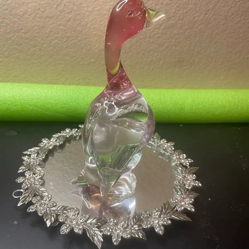 Gorgeous Murano Italy Venetian Glass By Alfredo BARBINI or Sandro FRATTIN 6” Duck Figurine