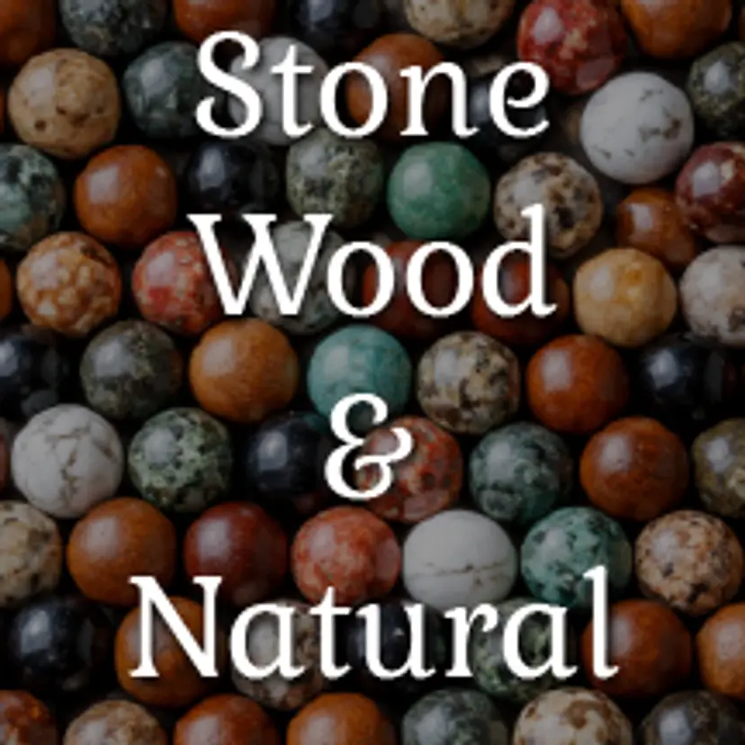 Stone, Wood & Natural Beads