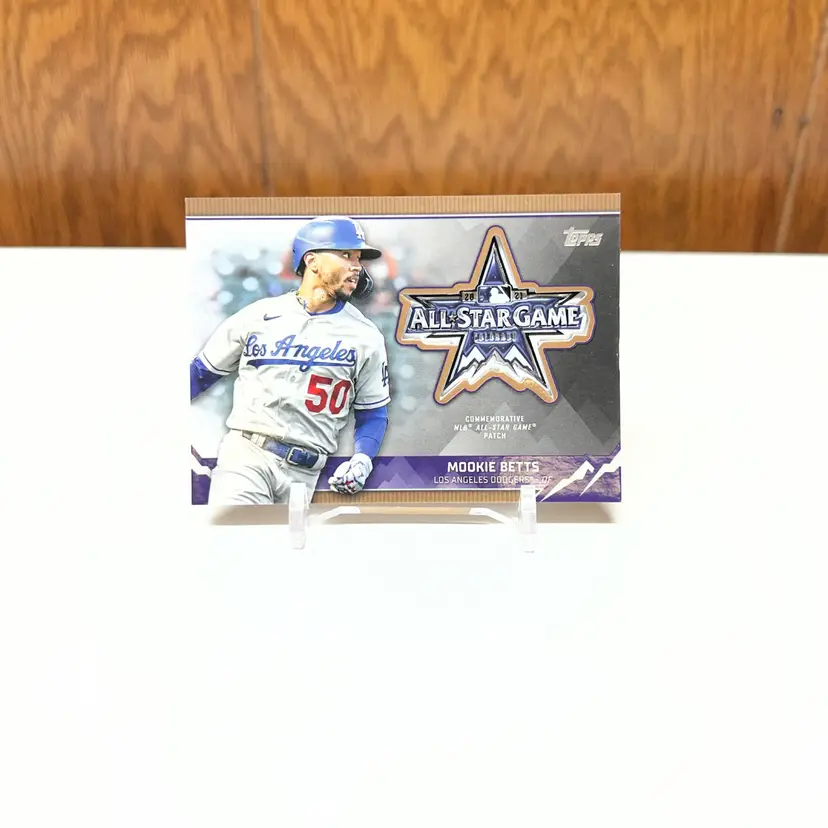 Mookie Betts /50 2021 Topps Update Series - 2021 ASG Commemorative  Logo Patch