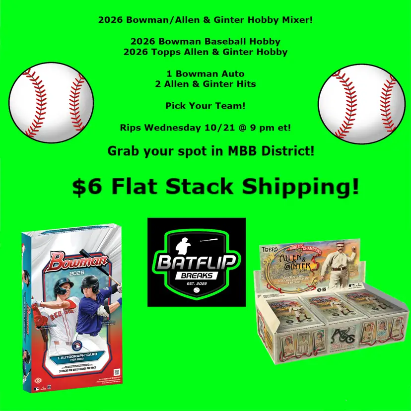 2026 Bowman/Allen & Ginter Hobby Mixer #BFB47