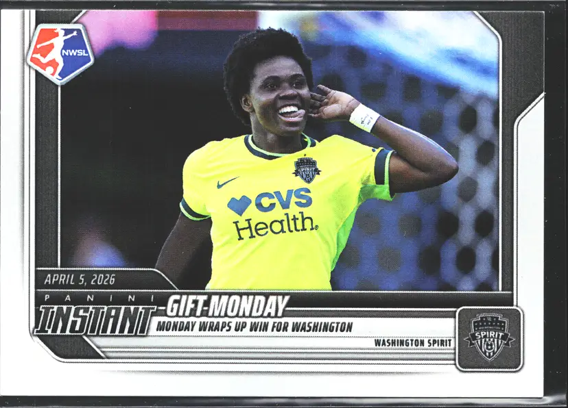 Gift Monday Soccer Card - 1 of 76 - 2026 Panini Instant NWSL #34