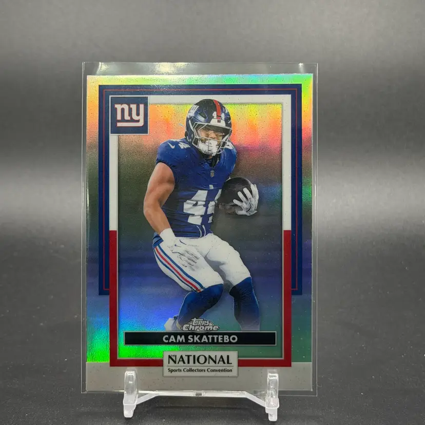 CAM SKATTEBO 2026 Topps Chrome NSCC National Exclusive Refractor- New York Giants