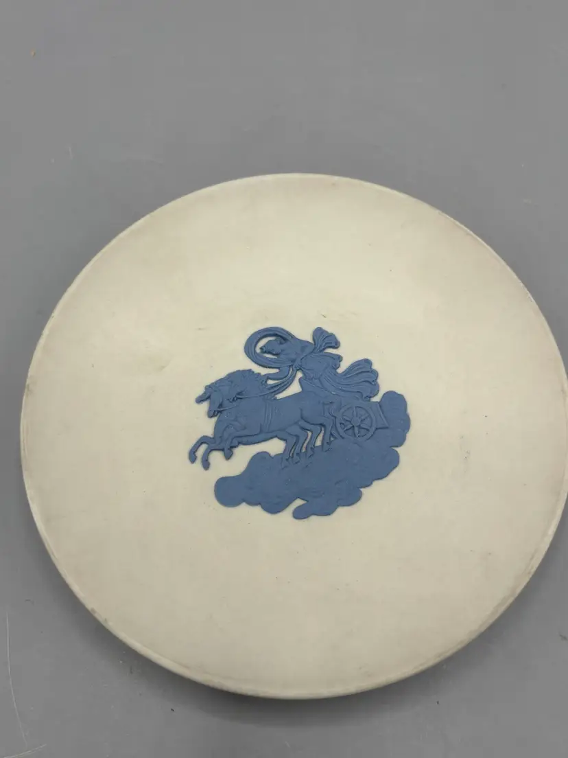 Vintage Wedgewood Jasperware Chariot plate