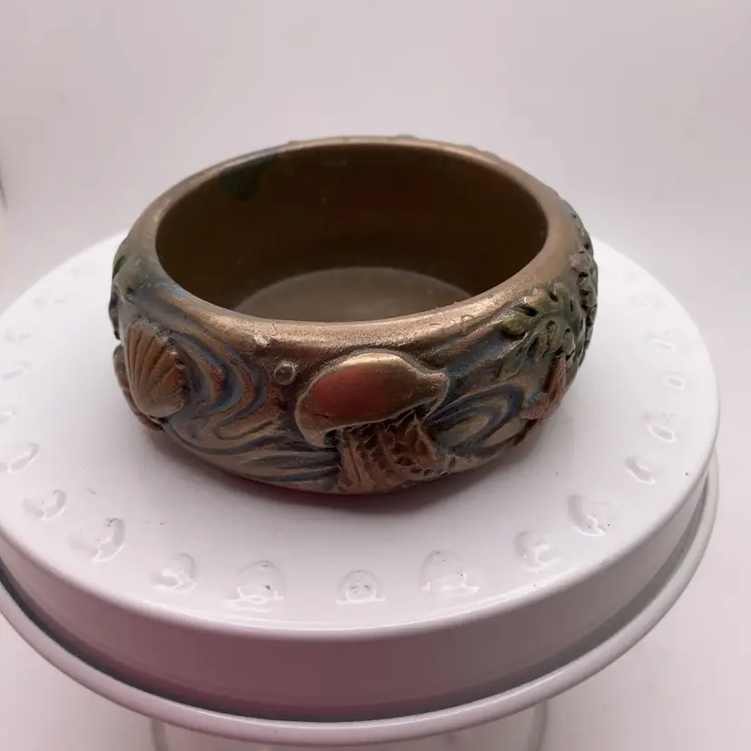 POW2 Ocean Theme Trinket Dish Tea Light Holder 2” x 1”