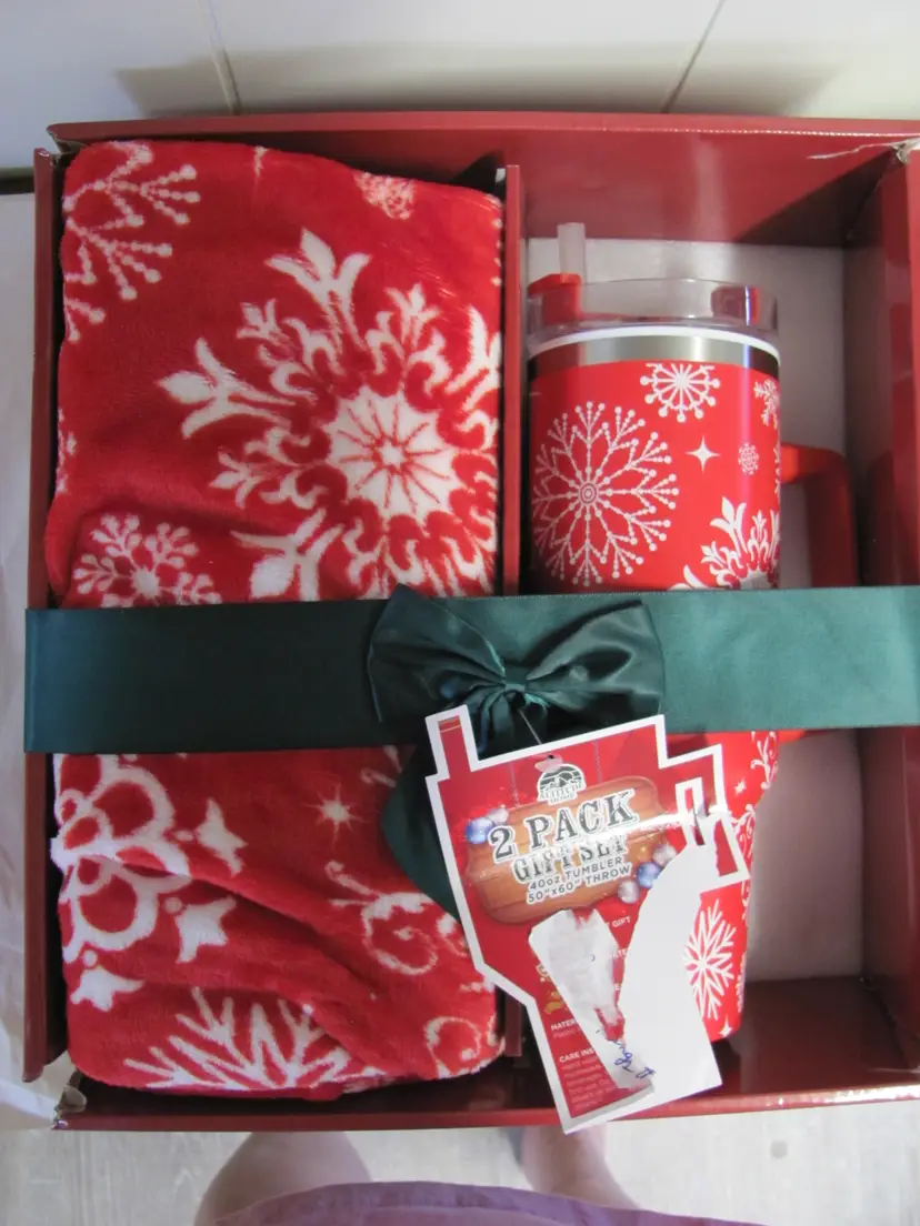 ALTITUDE HOME 2 PIECE THROW & TUMBLER SET NWT