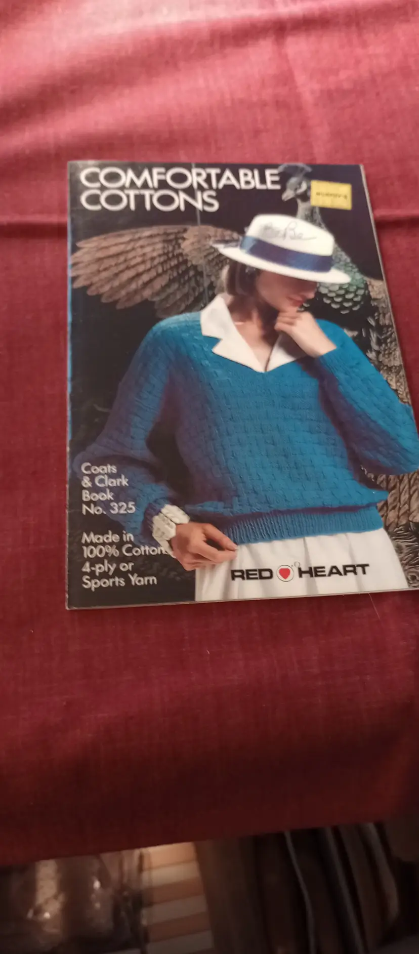 Coats & Clark "Comfortable Cottons" Sweater Pattern Booklet