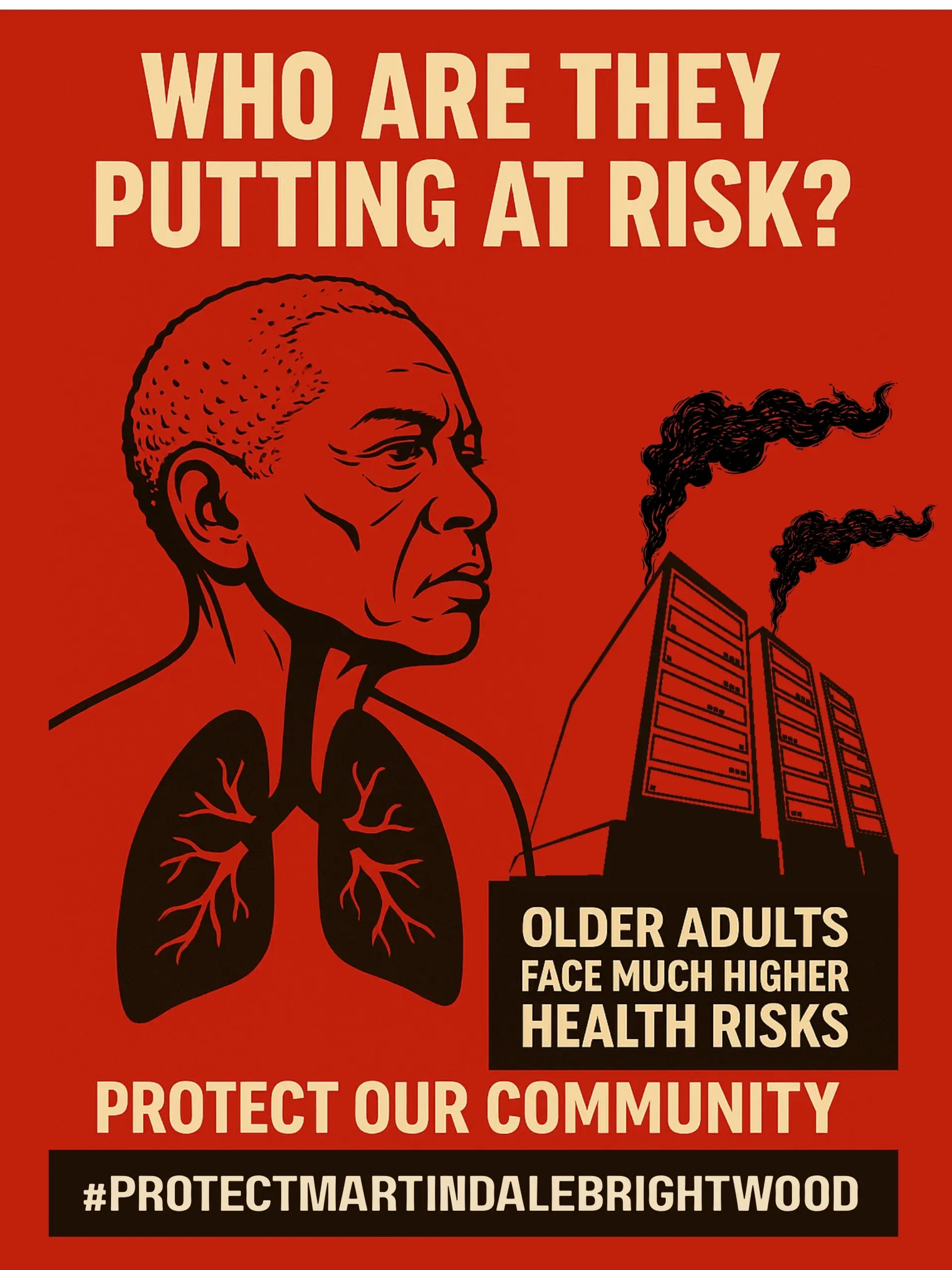 LIVE FREE USA political advocacy poster — Protect Our Community