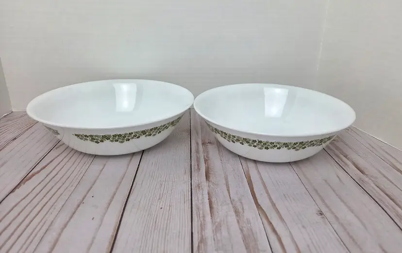 Corelle Spring Blossom 8.5" Serving Bowls Set of Two Good Condition