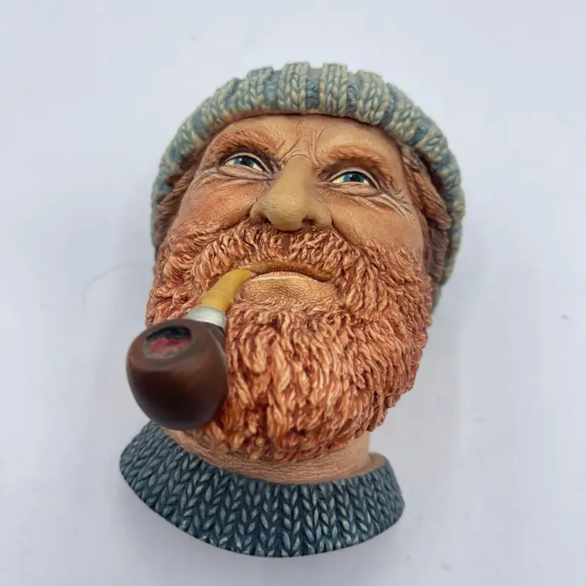Bossons Congleton Chalkware “Fisherman” Head Plaque England 1990