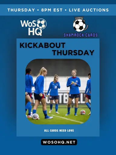 Kickabout Thursday! Live Auctions And Chats! 