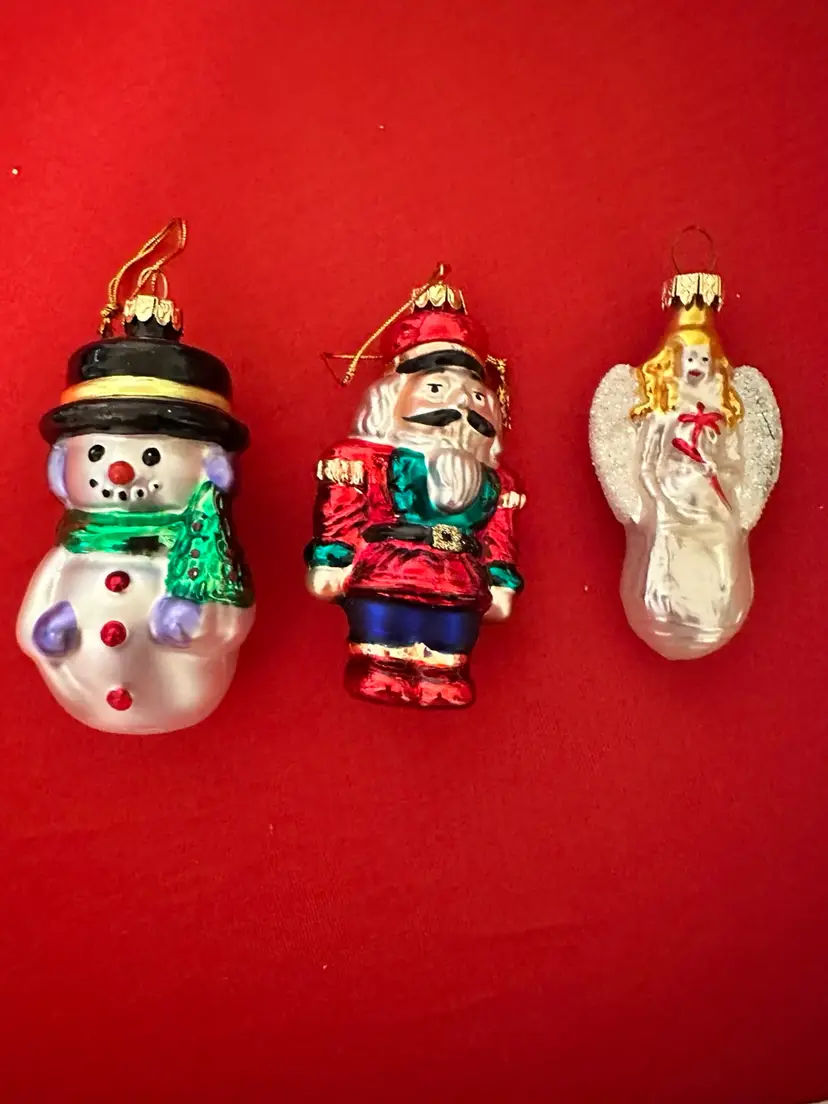 NOS Avon Glass Ornaments
