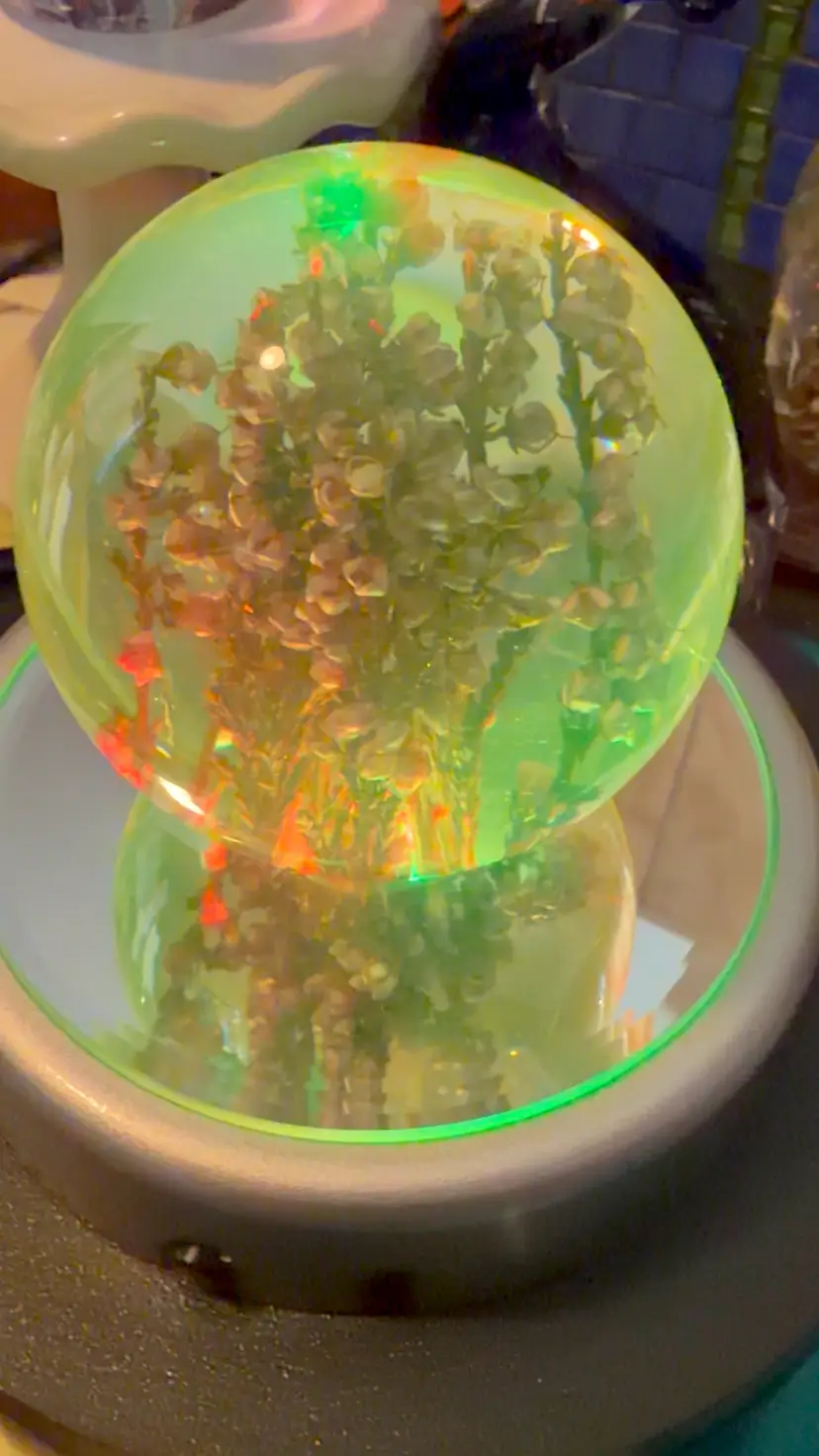 #1 Hafod Grange Botanical Resin Paperweight – Made in Great Britain – 2.5″