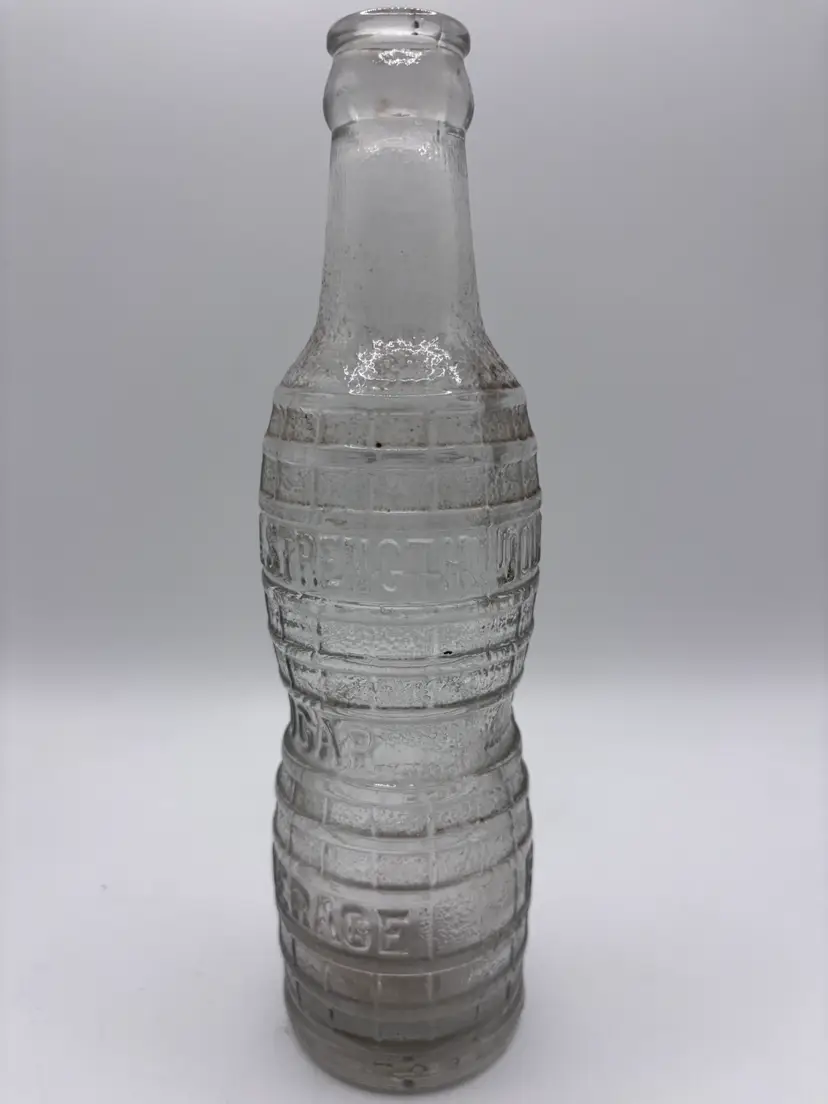 Vintage Double Strength Sugar Beverage Bottle 7-1/2 oz.
