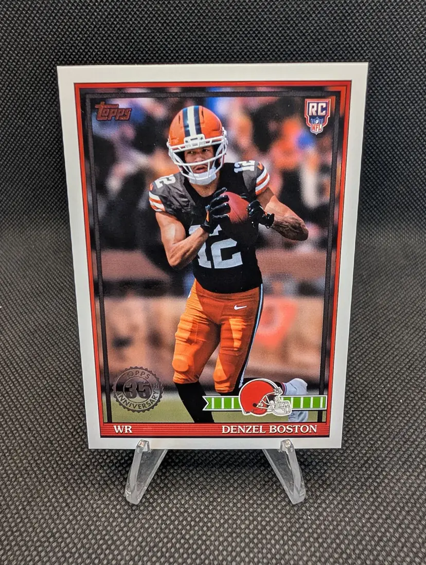 Denzel Boston 2026 Topps Football 35th Anniversary Rookie (RC) #91TR-22 - Cleveland Browns