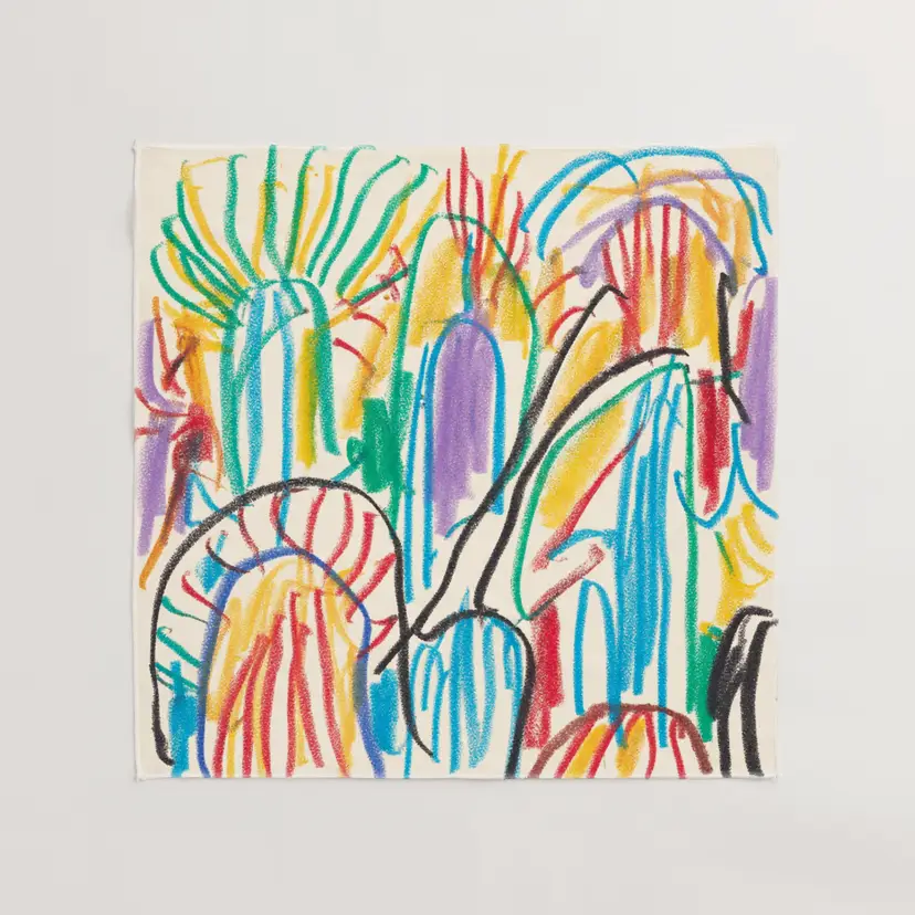 Multicolor 100% Cotton Lightweight Gauze Scarf