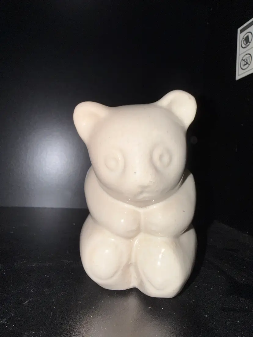 Vintage ceramic panda bear planter