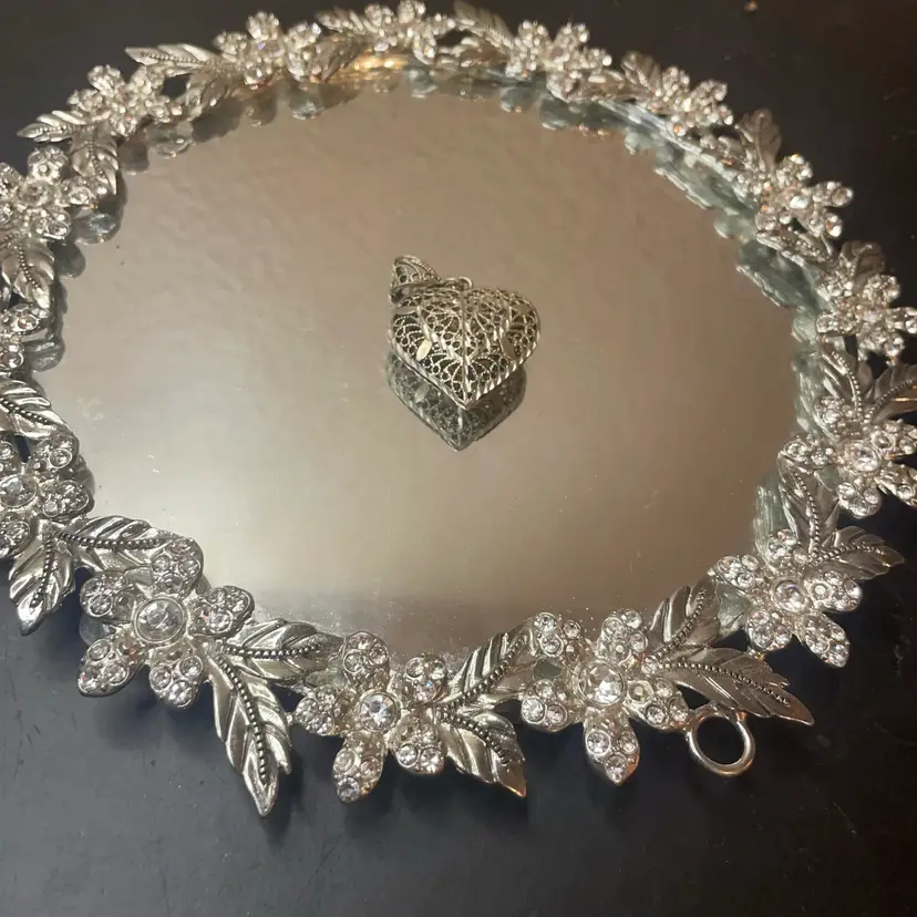 0.925 Sterling Silver Filigree Heart Pendant