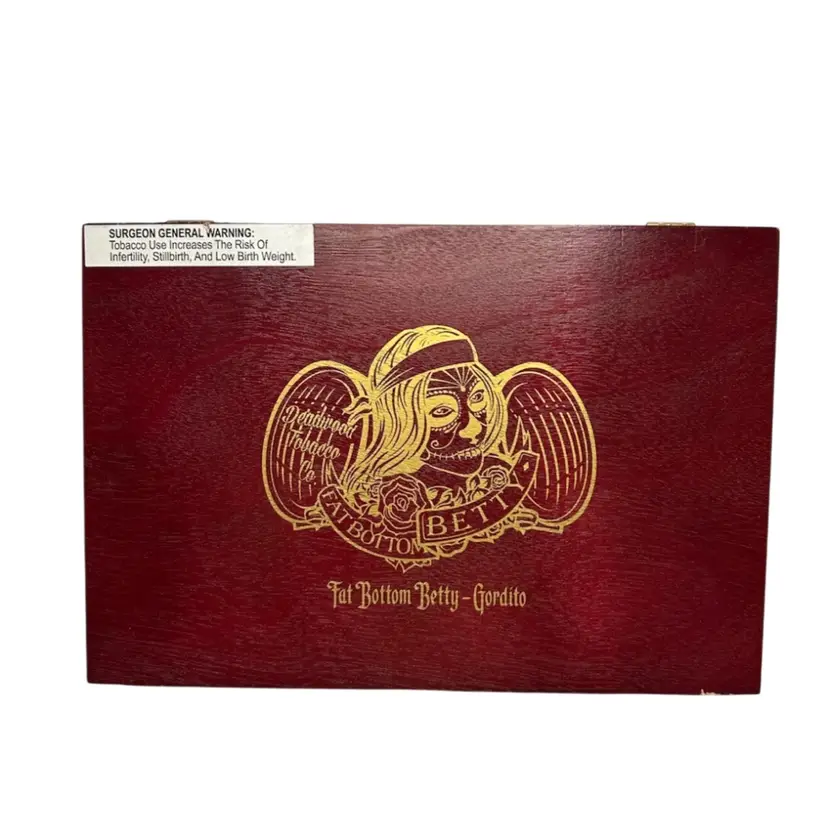 Fat Bottom Betty Cigar Box 10 1/2x7x1 1/2
