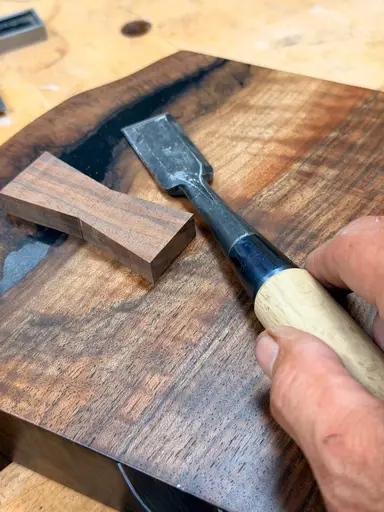 Bastogne Walnut Bow Tie Inlay Demo