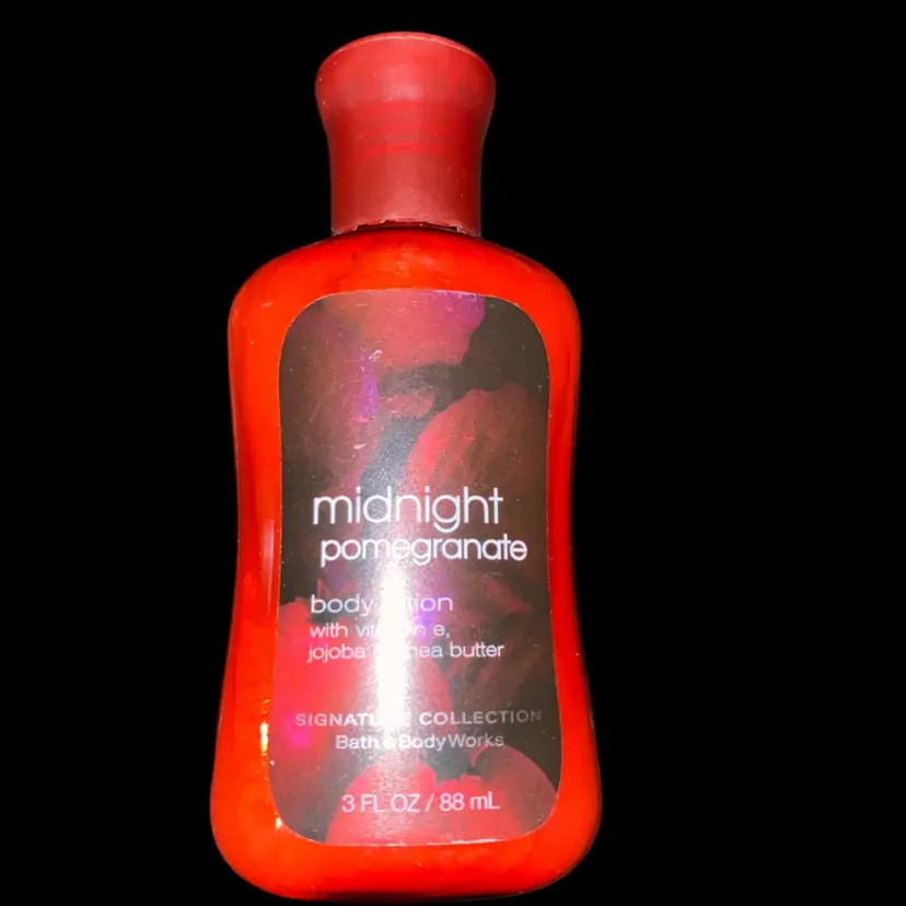 #01- Bath And Body Works 3 Oz New Old Stock Body Lotion - Midnight Pomegranate