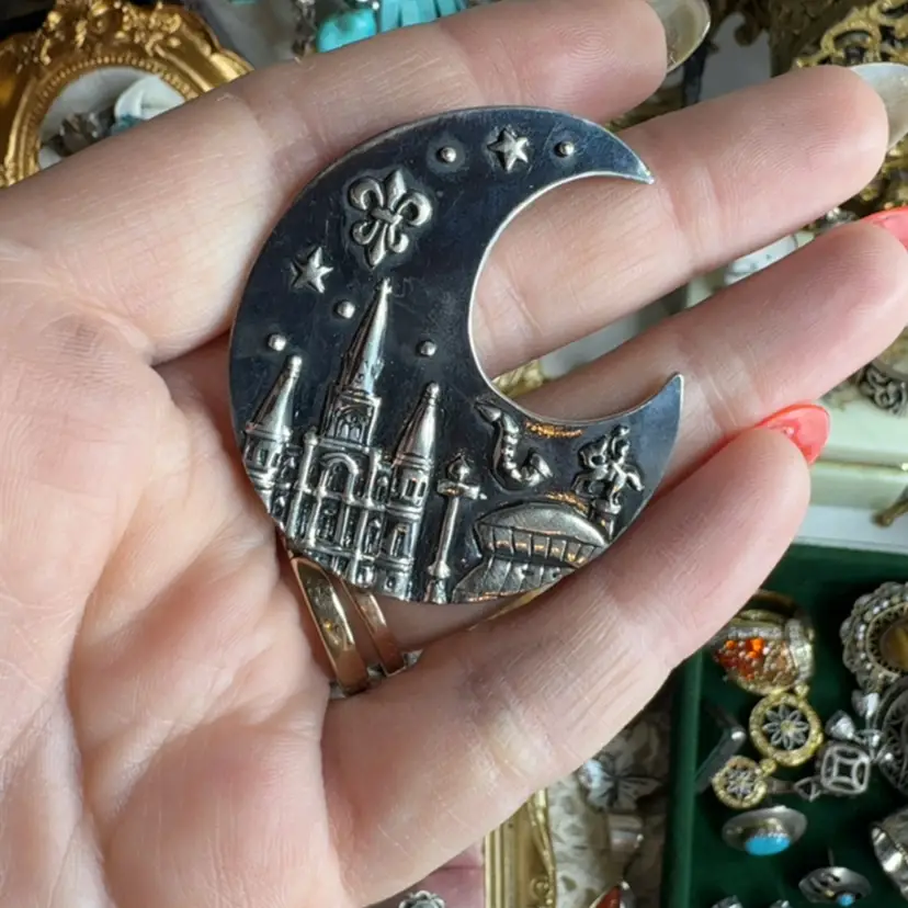 Sterling Pendant New Orleans Designer