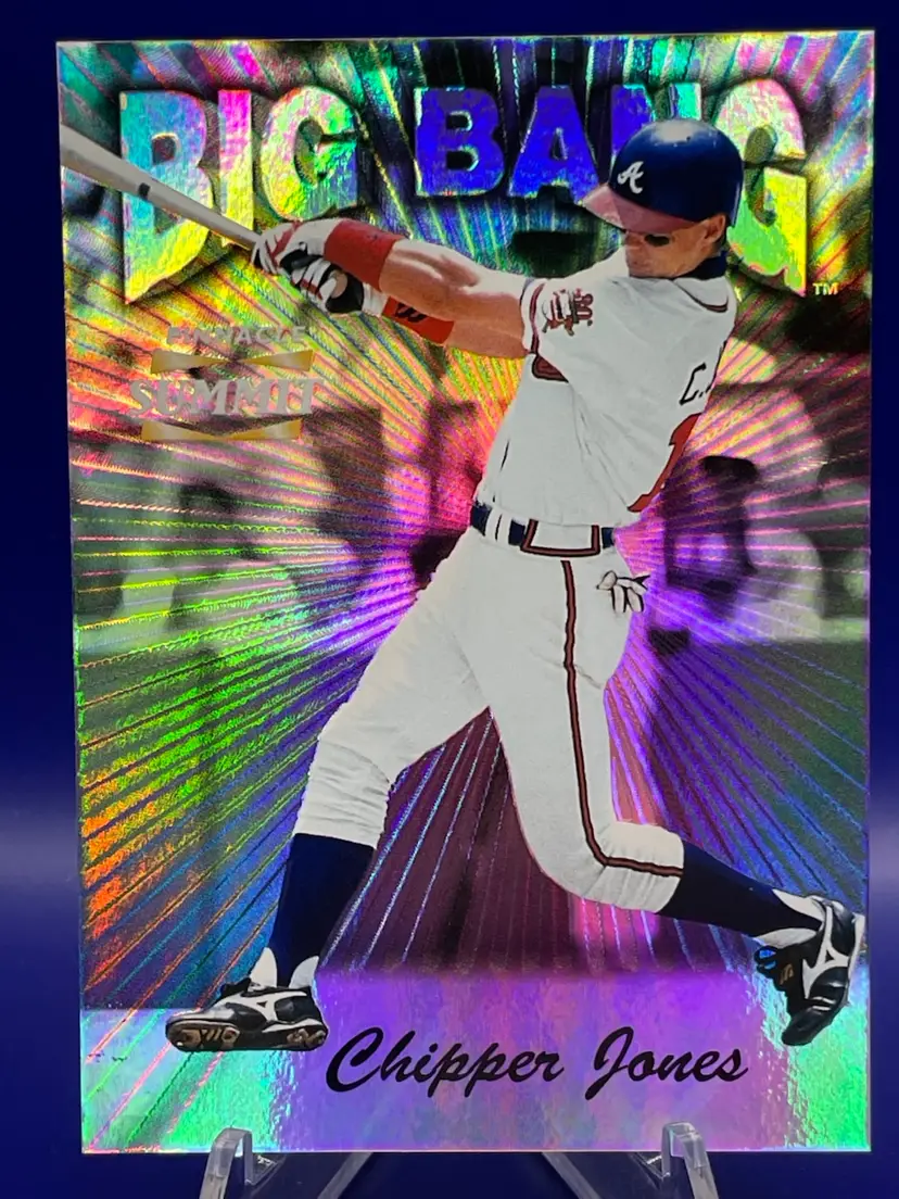 Chipper Jones /600 1996 Pinnacle Summit Big Bang Insert Atlanta Braves