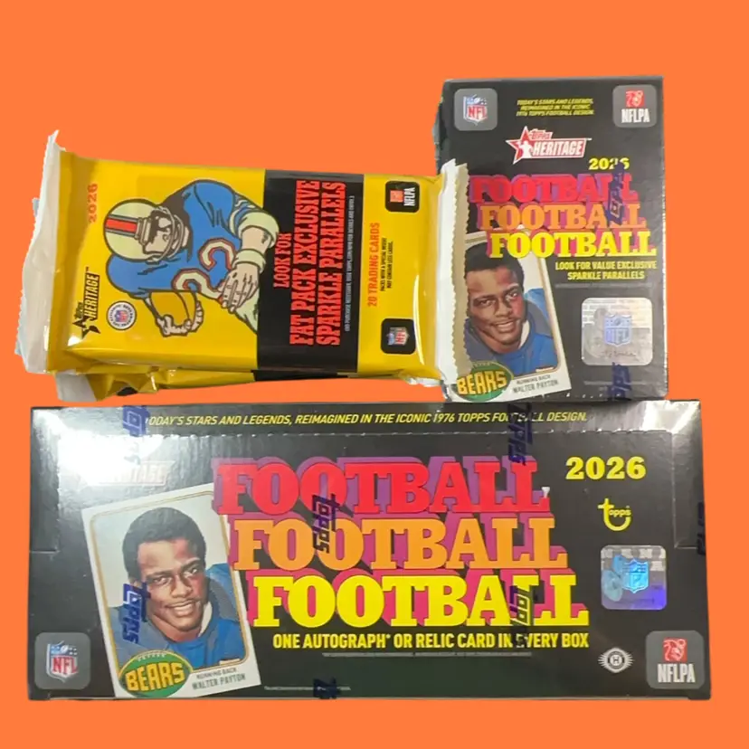 BN 014: 2026 Topps Heritage NFL Divisional Mixer Live Rip