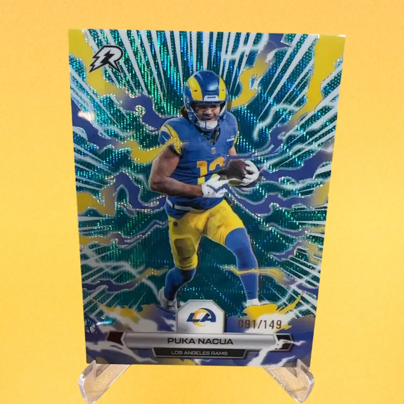 Puka Nacua Resurgence Aqua Surge /149! 🔥 Los Angeles Rams